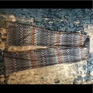 Beach cover up and festival ready knit pants